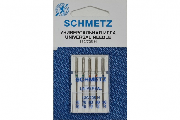 Иглы Schmetz универсальные (70x2, 80x2, 90x1), 5 шт в Краснокаменске