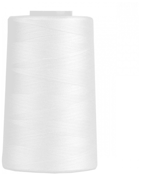 Нитки Sewing Thread 40/2 5000 ярд. цвет - белый 100% п/э в Краснокаменске